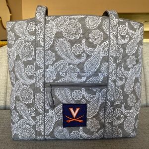 University of Virginia Cavaliers Large Tote Bag Vera Bradley NWOT